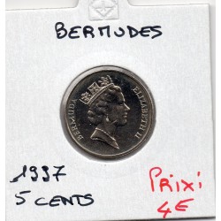 Bermudes 5 cents 1997 FDC, KM 45 pièce de monnaie