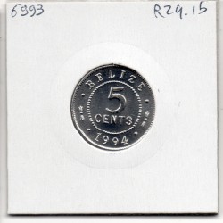 Belize 5 cents 1994 FDC, KM 34a pièce de monnaie