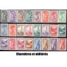 Timbres Andorre Yvert No 24-45 Paysages de la principauté neufs * charnières 1932