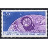 Timbre Andorre Yvert No 165 Telecommunications spatiales neuf ** 1962