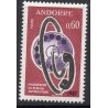 Timbre Andorre Yvert No 182 réseau téléphonique neuf ** 1967