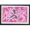 Timbre Andorre Yvert No 209 Patinage sur glace neuf ** 1971