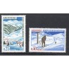 Timbres Andorre Yvert No 175-176 Stations de sports d'hiver neufs ** 1966