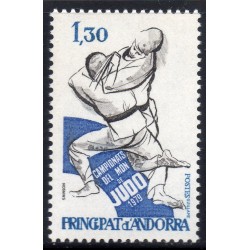 Timbre Andorre Yvert No 281 Judo neuf ** 1979