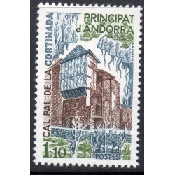 Timbre Andorre Yvert No 282 Cal Pal de la Cortinada neuf ** 1980