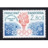 Timbre Andorre Yvert No 327 jeux olympiques Sarajevo neuf ** 1984