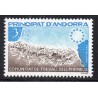 Timbre Andorre Yvert No 328 Communauté de travail des Pyrénées neuf ** 1984