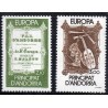 Timbres Andorre Yvert No 339-340 Europa année de la musique neufs ** 1985