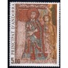 Timbre Andorre Yvert No 344 peinture Sant Cerni de Nagol neuf ** 1985