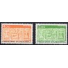 Timbres Andorre Yvert No 346-347 Ecu primitif des vallées neufs ** 1986