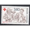 Timbre Andorre Yvert No 380 croix rouge neuf ** 1989