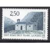 Timbre Andorre Yvert No 400 Chapelle Sant Roman dels Vilars neuf ** 1991