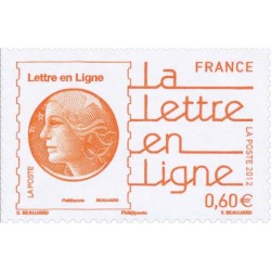 Timbre FranceYvert No 4687 Marianne la lettre en ligne