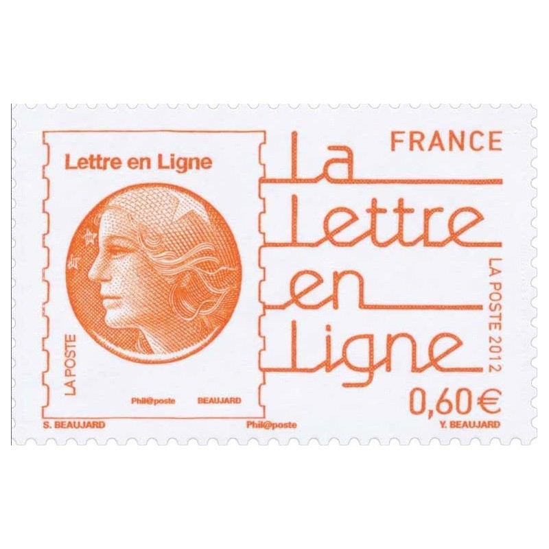 Timbre FranceYvert No 4687 Marianne la lettre en ligne