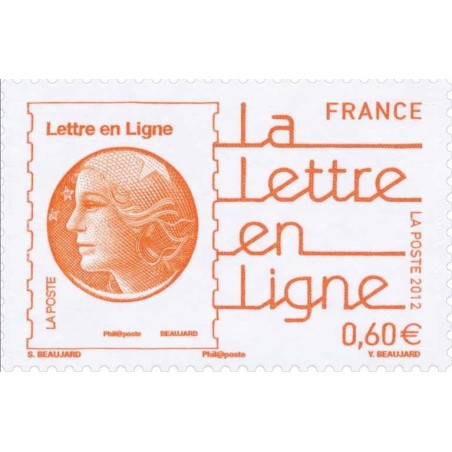 Timbre FranceYvert No 4687 Marianne la lettre en ligne