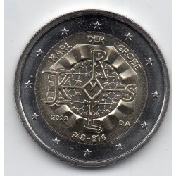 2 euro commémorative Allemagne 2023 Naissance de Charlemagne piece de monnaie €