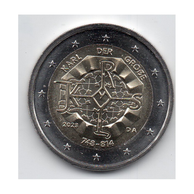 2 euro commémorative Allemagne 2023 Naissance de Charlemagne piece de monnaie €