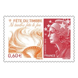 Timbre Yvert No 4688 Le timbre fête le feu