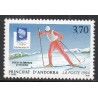 Timbre Andorre Yvert No 441 Jeux olympiques Lillehammer neuf ** 1994