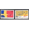 Timbres Andorre Yvert No 457-458 Europa paix et liberté neuf ** 1995