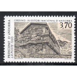 Timbre Andorre Yvert No 460 auditorium national d'Ordino neuf ** 1995