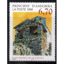 Timbre Andorre Yvert No 482 Sant Roma de les Bons neuf ** 1996