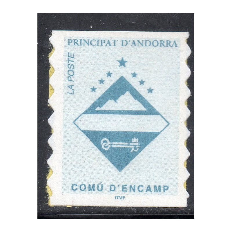 Timbre Andorre Yvert No 485 Comu D'Encamp Adhésif 1997