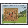 Timbre Andorre Yvert No 499 Autel de l'église de Vila neuf ** 1998