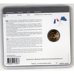 2 euros commémorative France 2016 BU François Mitterrand piece de monnaie €