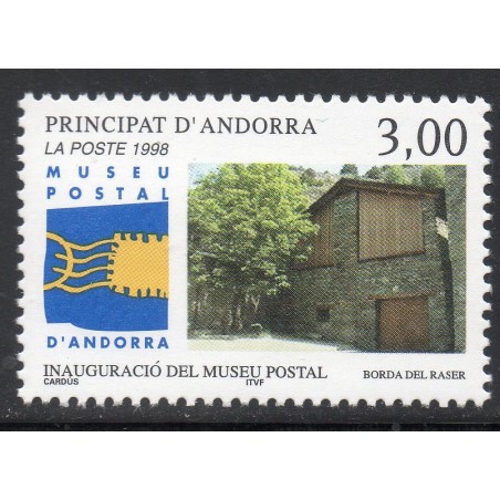 Timbre Andorre Yvert No 510 Musée Postal neuf ** 1998