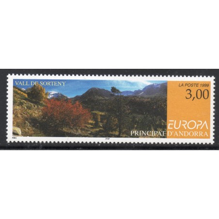 Timbre Andorre Yvert No 514 Europa, vallée de Sorteny neuf ** 1999