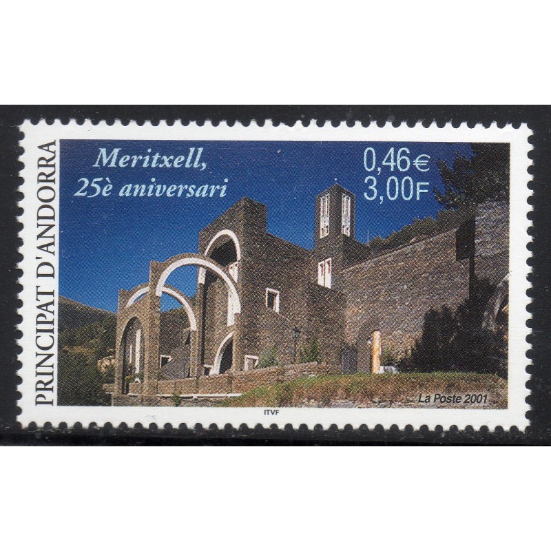 Timbre Andorre Yvert No 552 Notre Dame de Meritxell neuf ** 2001