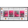 Timbres Andorre Yvert No 609-612 Sports, jeux des petits états d'europe neuf ** 2005