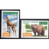 Timbres Andorre Yvert No 620-621 Faune Ours brun et isard neuf ** 2006