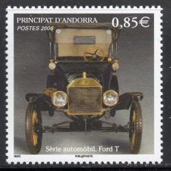 Timbre Andorre Yvert No 630 Automobiles Ford T neuf ** 2006
