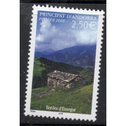 Timbre Andorre Yvert No 613 Bordes d'Ensegur neuf ** 2005