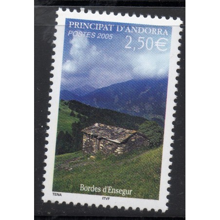 Timbre Andorre Yvert No 613 Bordes d'Ensegur neuf ** 2005