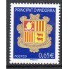 Timbre Andorre Yvert No 651 Armoiries neuf ** 2008