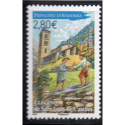 Timbre Andorre Yvert No 704 Légende, Sant Joan de Casel neuf ** 2011