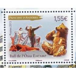 Timbres Andorre Yvert No 735 La danse de L'ours neuf ** 2013