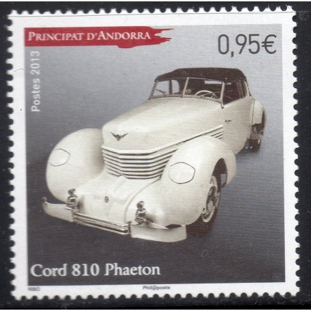 Timbres Andorre Yvert No 737 automobile Cord 810 Phaeton neuf ** 2013