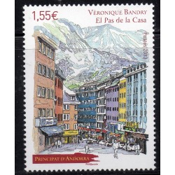 Timbres Andorre Yvert No 746 Pas de la case neuf ** 2013