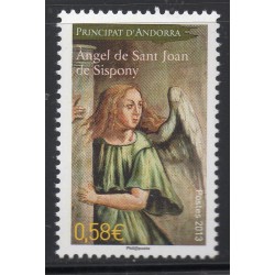 Timbres Andorre Yvert No 747 Ange Sant Joan de Sispony neuf ** 2013