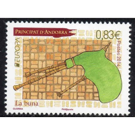 Timbres Andorre Yvert No 752 Europa, la buna neuf ** 2014