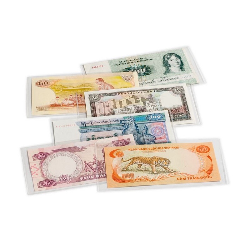 Pochettes pour billets de banque, BASIC, 166 x 81mm