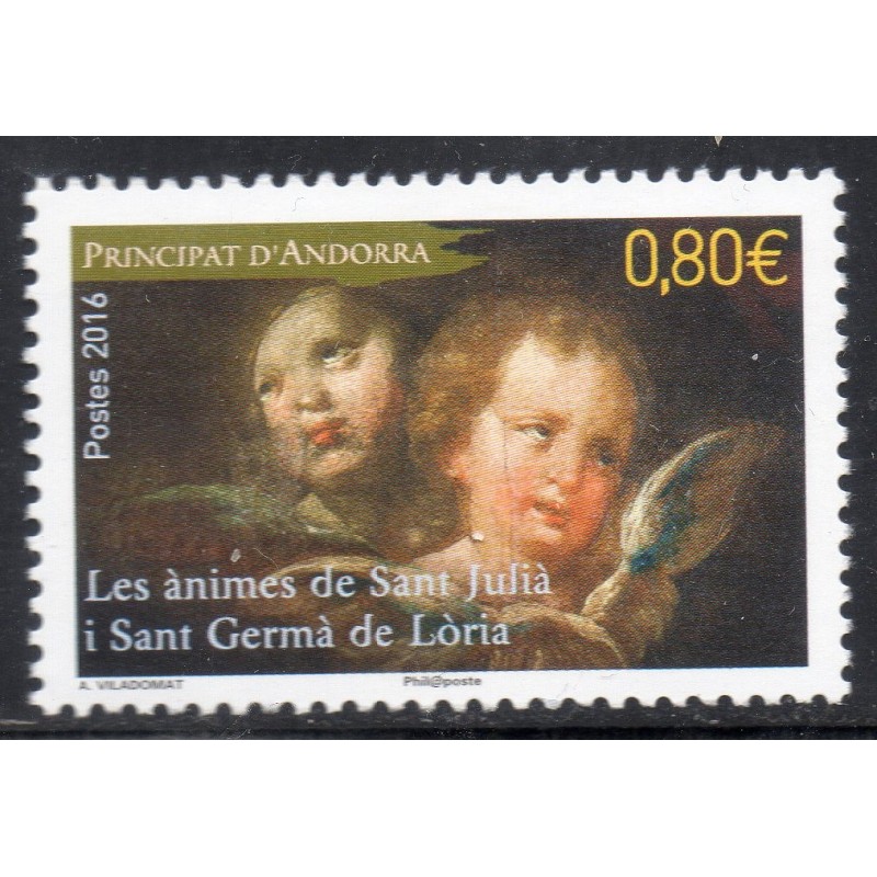 Timbre Andorre Yvert No 792 Les ames de San Julia neuf ** 2016