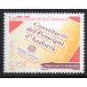 Timbre Andorre Yvert No 811 25 ans constitution neuf ** 2018