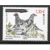 Timbre Andorre Yvert No 830 Faune, oiseaux, lagopède Alpin neuf ** 2019