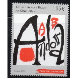 Timbre Andorre Yvert No 832 Eduardo Arranz Bravo, Andorra neuf ** 2019