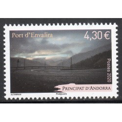 Timbre Andorre Yvert No 840 port d'Envalira neuf ** 2020